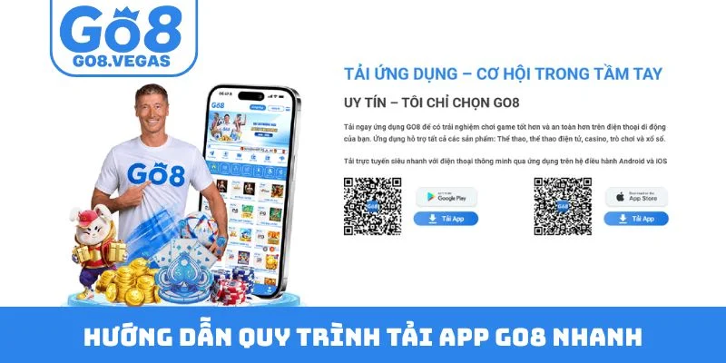 Hướng dẫn quy trình tải app GO8 nhanh Hướng dẫn quy trình tải app GO8 nhanh