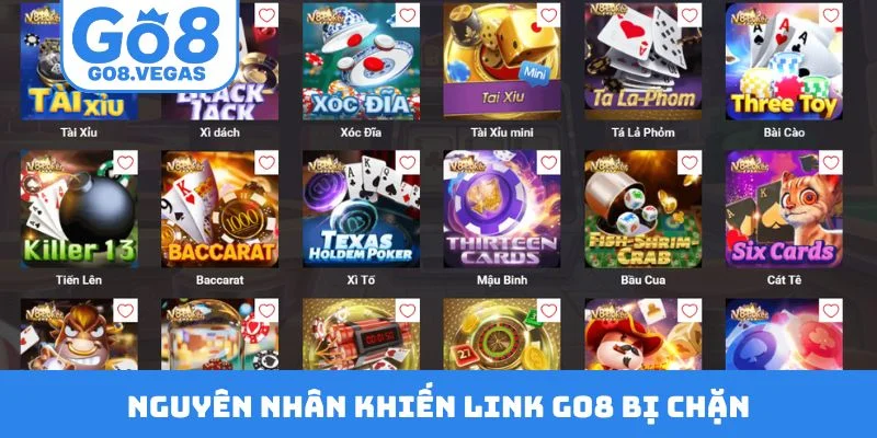 Nguyên nhân khiến link GO8 bị chặn